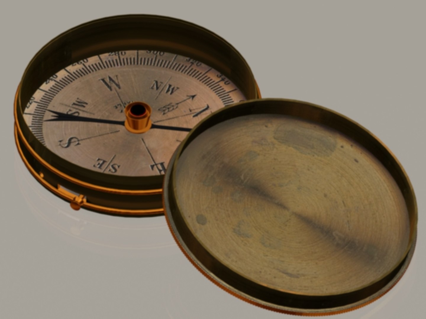 3d Model Grandfathers Compass