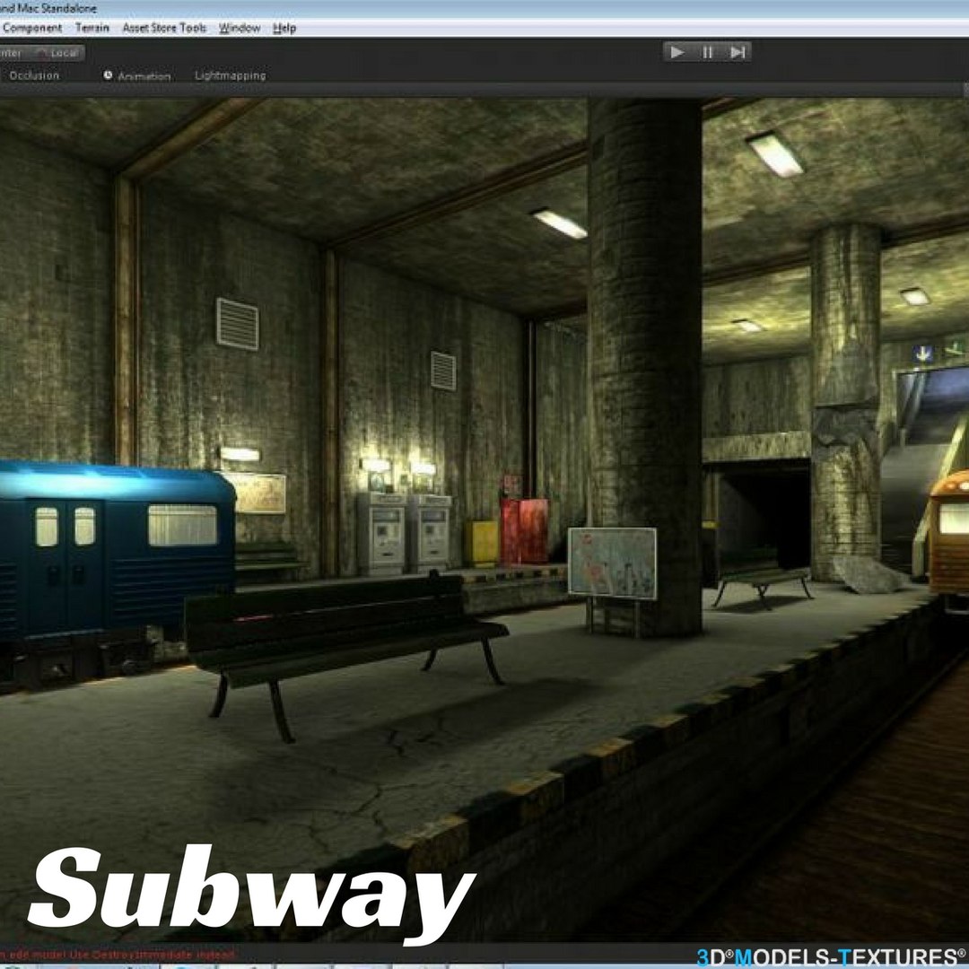 3D Subway Model - TurboSquid 1211446