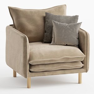 Papaya Lucas armchair model