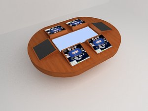 Mesa De Póquer 3D Modelos para Descargar
