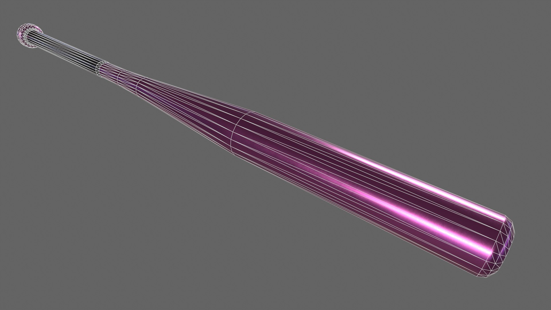 PBR Baseball Bat Pink 3D model - TurboSquid 1721190