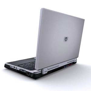3d model laptop real-time