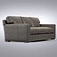 Crate and Barrel - Axis Leather 3-Seat Queen Sleeper Sofa