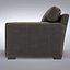 Crate and Barrel - Axis Leather 3-Seat Queen Sleeper Sofa
