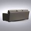 Crate and Barrel - Axis Leather 3-Seat Queen Sleeper Sofa