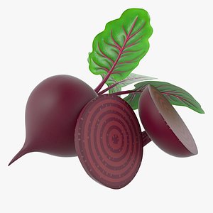 Cartoon Beetroot 3D