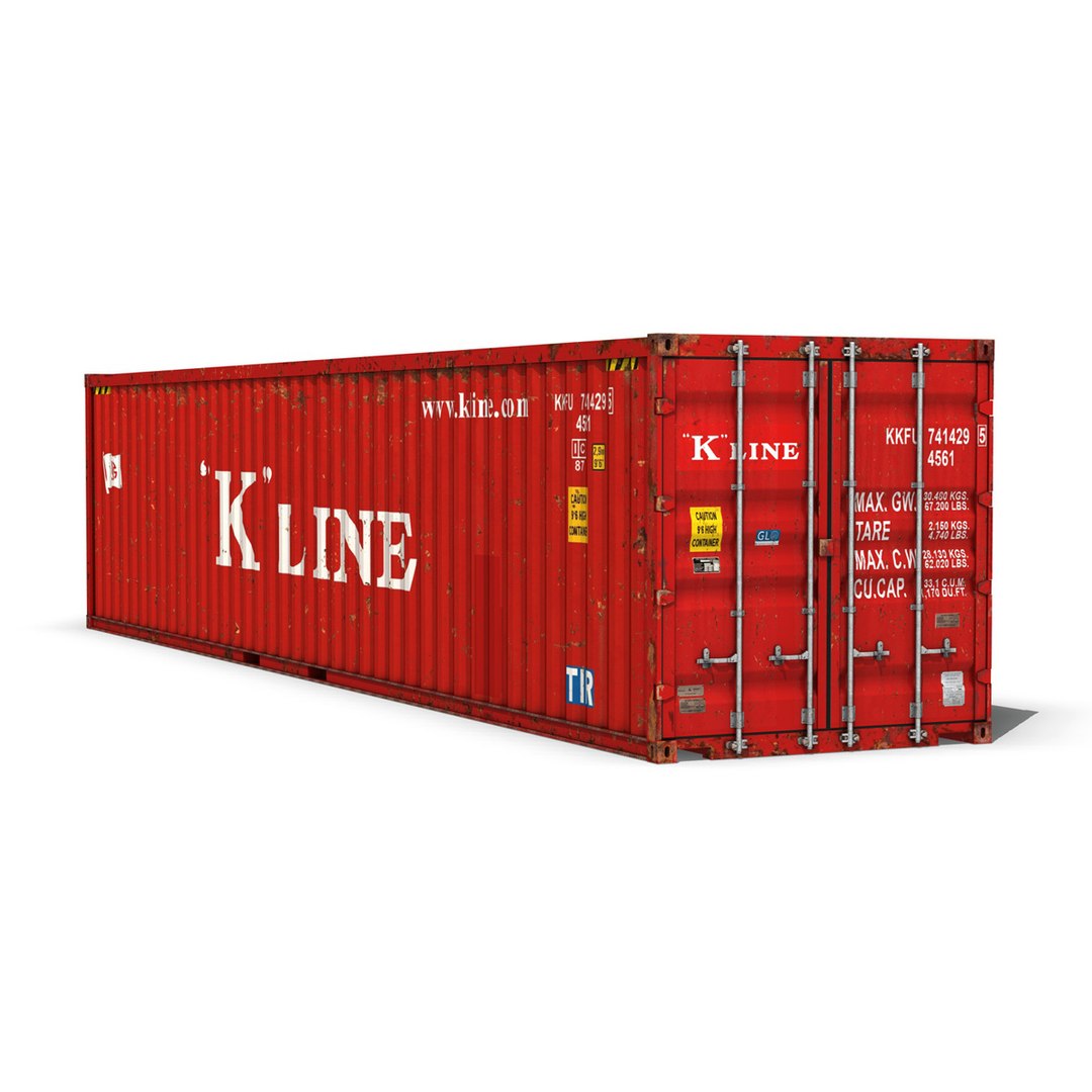 3d model of 40ft shipping container k https://p.turbosquid.com/ts-thumb/Dx/OTFbLX/ToFEEXKe/kline02/jpg/1452940609/1920x1080/fit_q87/6592a2576ffc3474296e5dcbb30d4c393702aed3/kline02.jpg