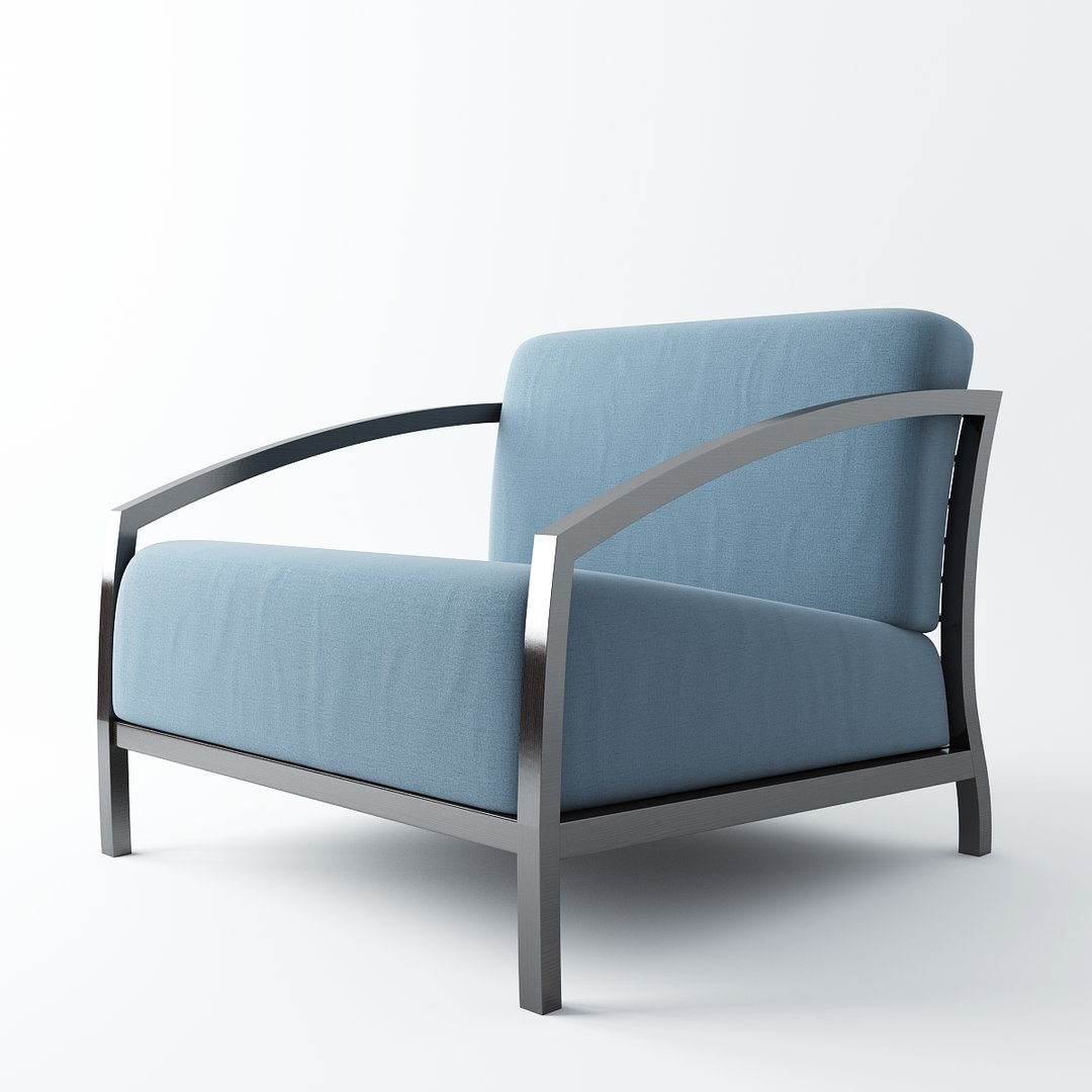 mel modern chair 3d max