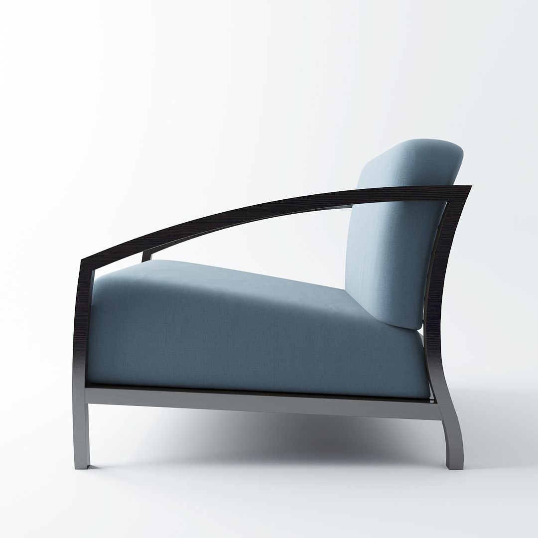 mel modern chair 3d max
