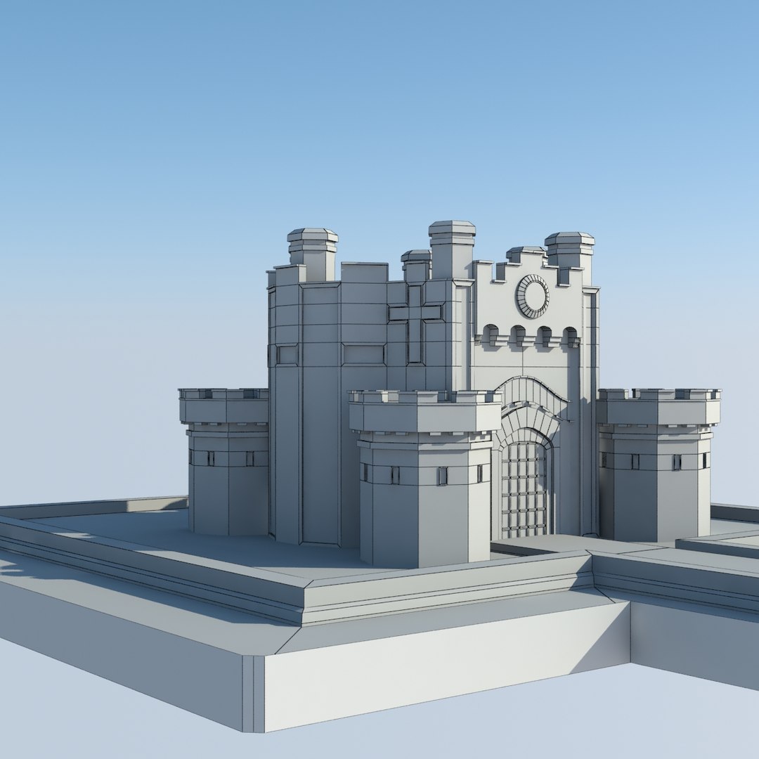 Medieval Castle 3d Model