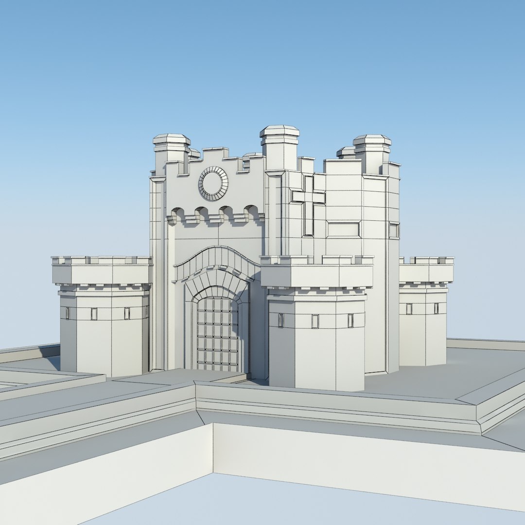 Medieval Castle 3d Model