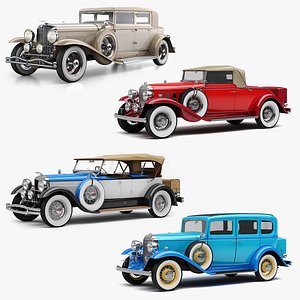 Retro Antique Car Collection v2