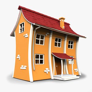 3D cartoon house model