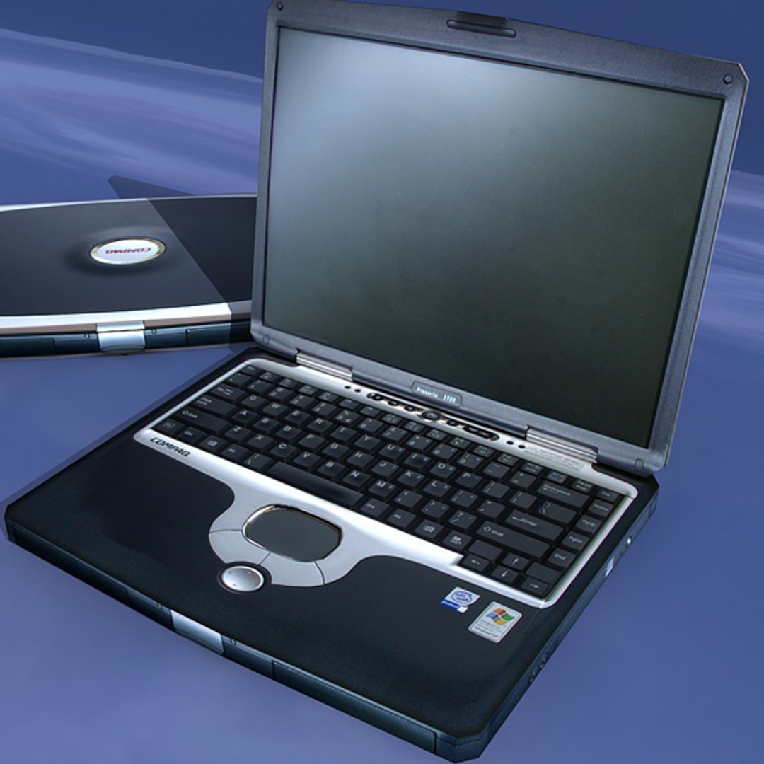 Notebook Compaq 3d Model