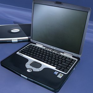 notebook compaq 3d model