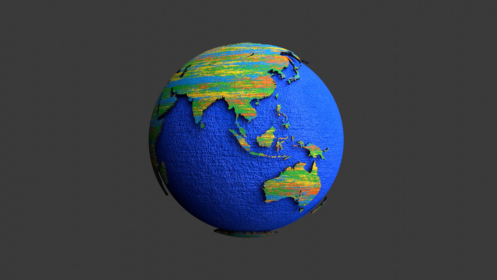 Stylized Earth Model - TurboSquid 1753395
