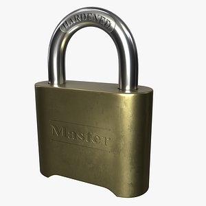 3D Padlock model