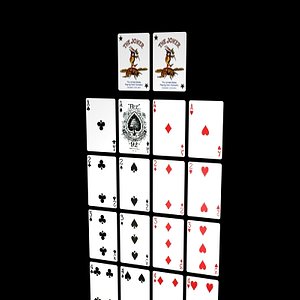 cards golden nugget 3d model