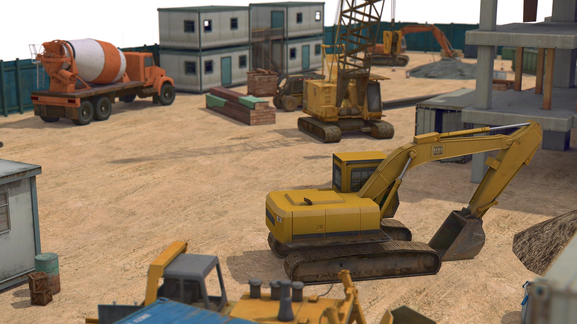 3D 3 Construction Scenes - TurboSquid 1509835