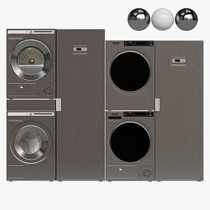 Set of Asko Washing machine 3D
