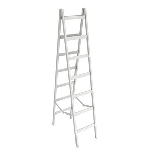 3D step ladder blank model