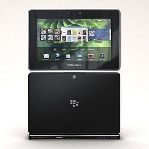 3d model blackberry 4g lte playbook