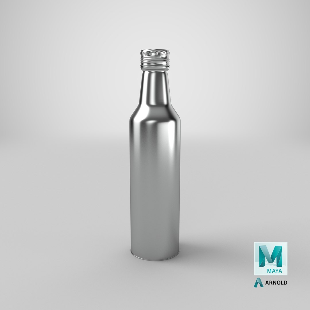 3D model aluminium beer bottle https://p.turbosquid.com/ts-thumb/Dx/nUH6rI/x6cK6m9I/stemcell_maya_arnold_render/png/1583905311/1920x1080/fit_q87/e472761404d5461f822099bc96087ad5dc3e4000/stemcell_maya_arnold_render.jpg
