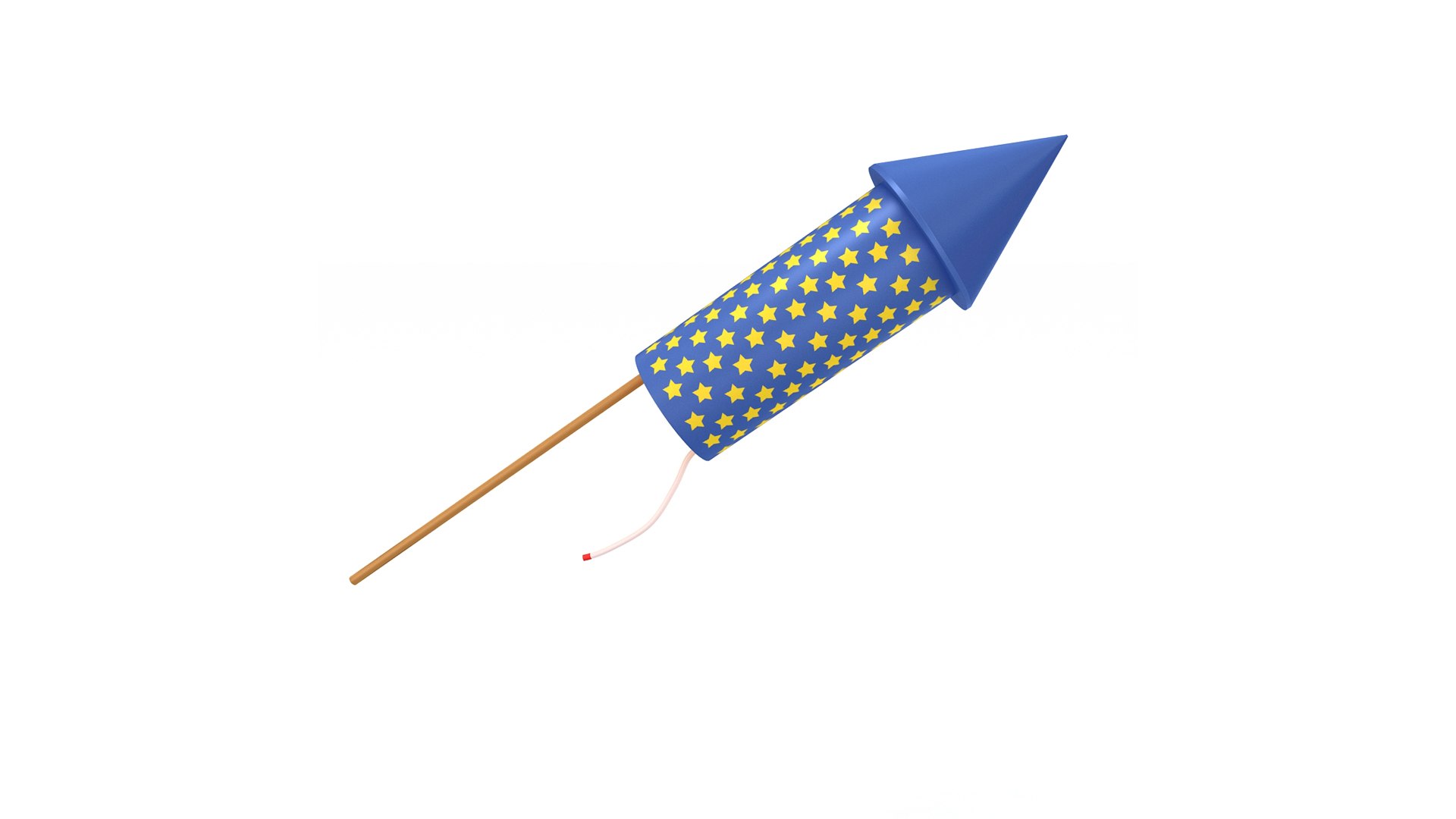 3D Model Firework Rocket V2 - TurboSquid 2011458