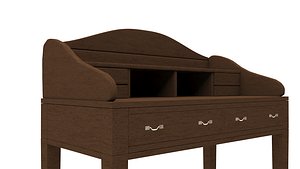 3D model table render