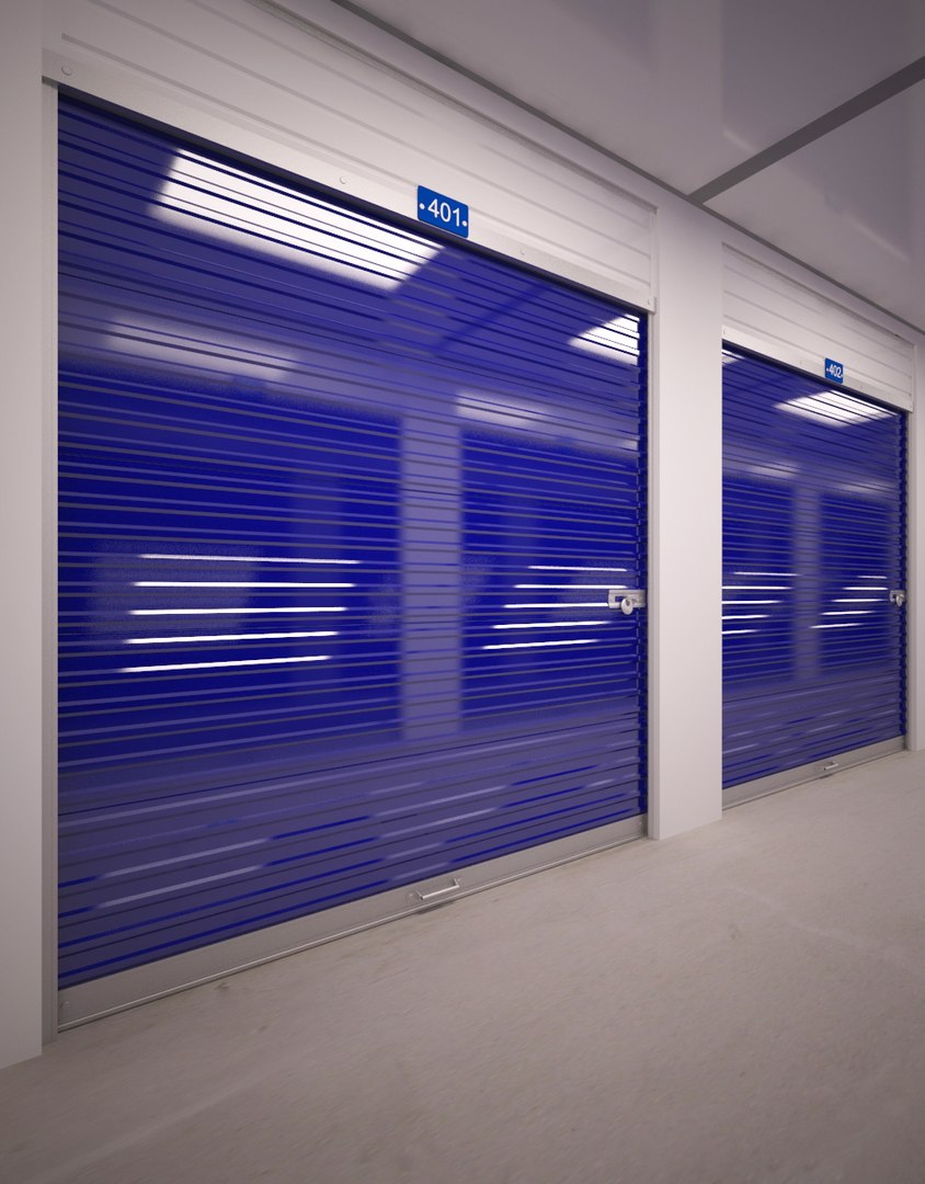 3d Model Of Storage Unit