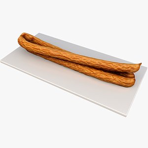 cabanossi sausages 3D model