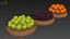 Fruit glass bowls