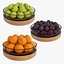 Fruit glass bowls