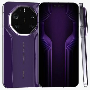 3D model Huawei Mate 80 RS Hibiscus Purple
