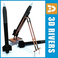 Qassam missile 04 by 3DRivers