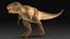 tyrannosaurus rex running animal 3D model