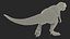 tyrannosaurus rex running animal 3D model