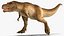 tyrannosaurus rex running animal 3D model