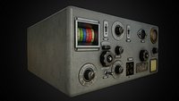 Safar 850 A - Italy Radio - Military Radio Low-poly 3D model