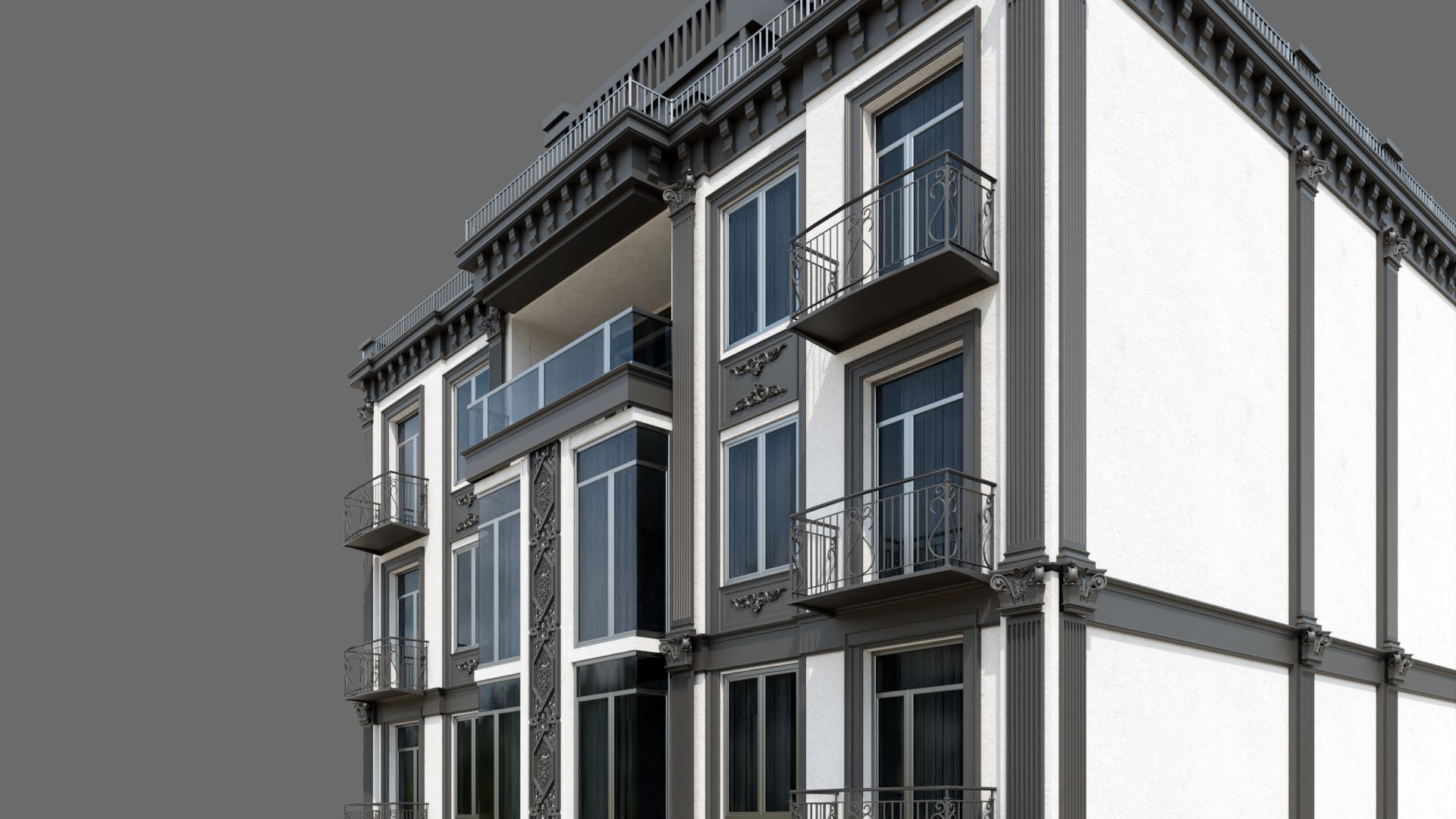 Residental Building 3D - TurboSquid 2029057