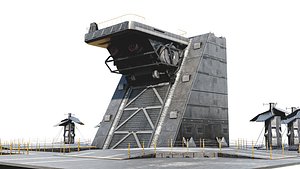 3D model Sci FI Lift