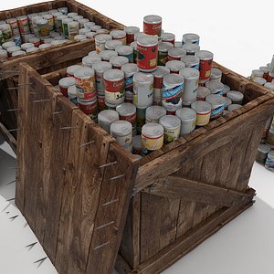 Warehouse Goods Crates Wooden collection