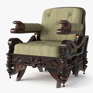 Empire Armchair 3D model