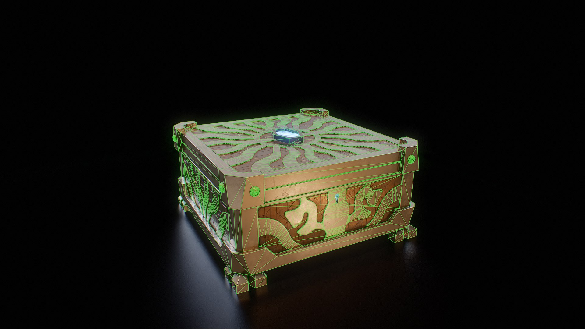 Hextech-Arcane Chest Low-poly 3D - TurboSquid 2370428