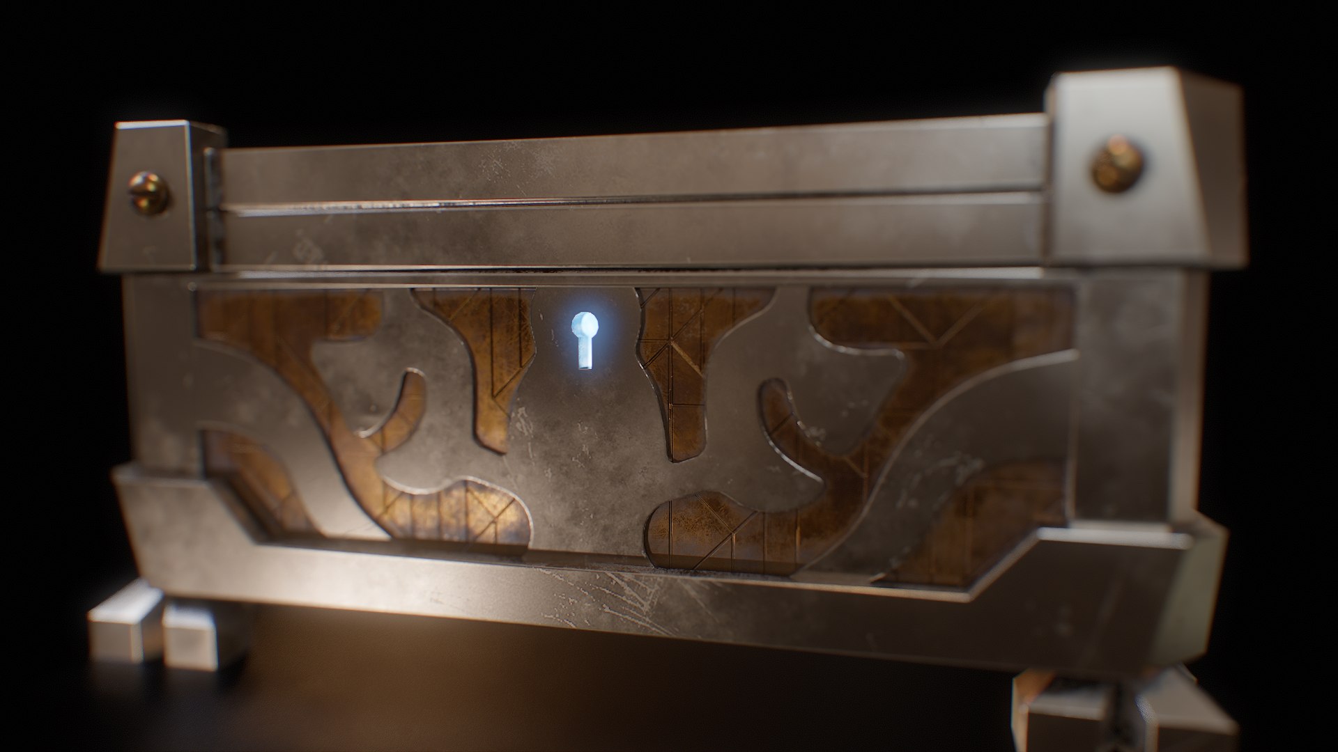 Hextech-Arcane Chest Low-poly 3D - TurboSquid 2370428