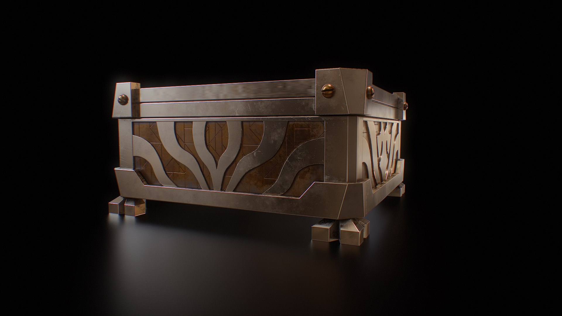 Hextech-Arcane Chest Low-poly 3D - TurboSquid 2370428