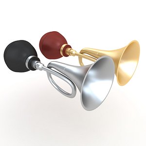 air car horn 3D model