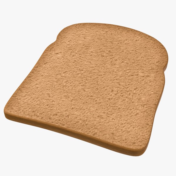 diet brown toast 3D