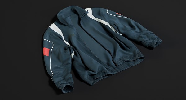 3D realistic sport jacket 1 model - TurboSquid 1512492