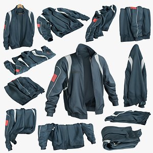 3D realistic sport jacket 1 model
